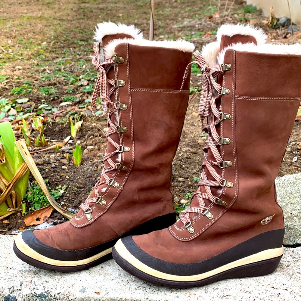 Timberland 13 1/2” high Winter boot 9 W